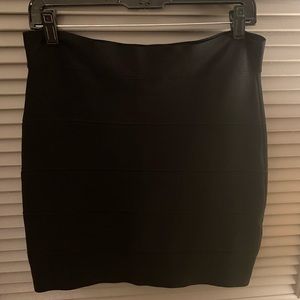 BCBG black bandage skirt size L